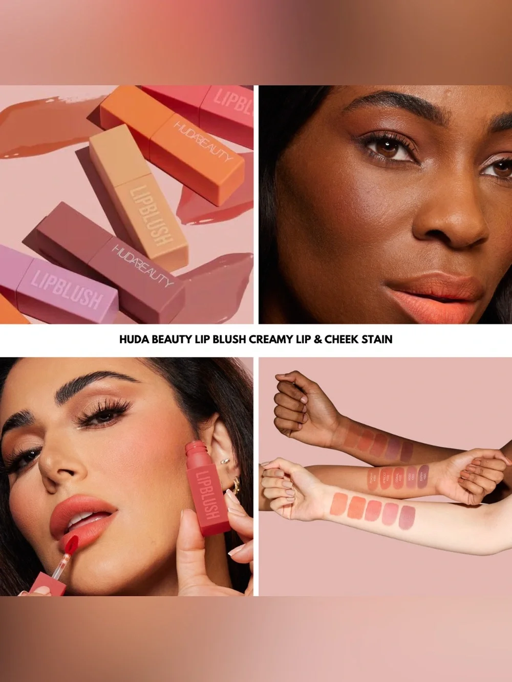 BOGO SALE! HUDA Beauty Lip Blush • Coral Kiss • New in Box | Buy 1 Get 1 FREE